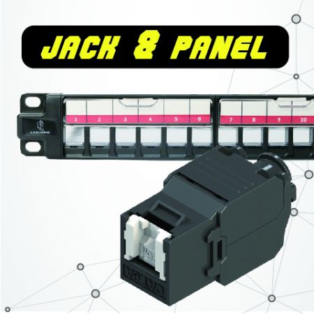 Catalogo jack keystone e pannelli di patch CRXCONEC